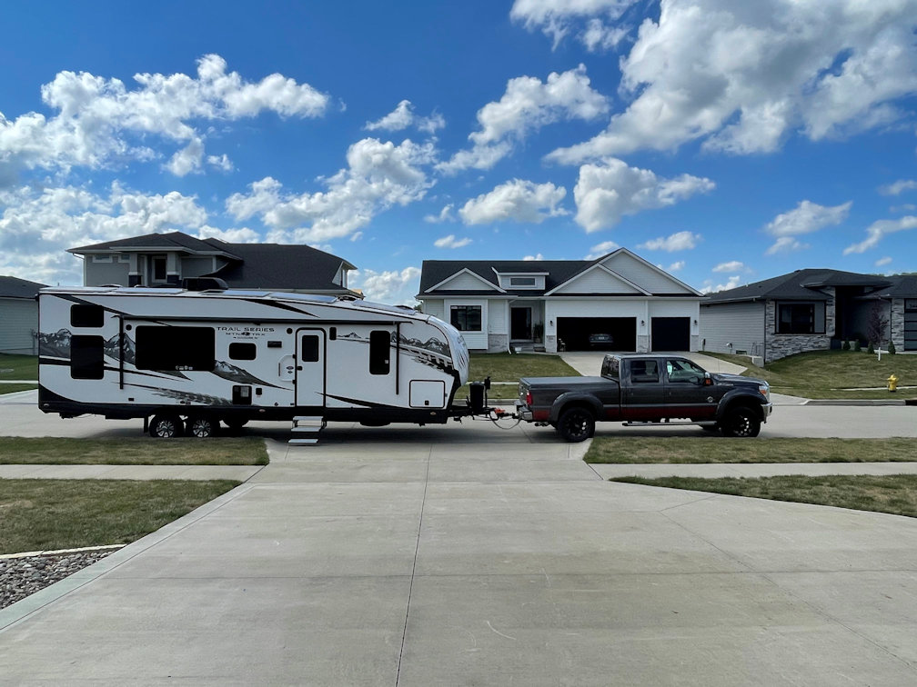 Complete RV and truck package - 2022 Mountain Trail 29TRX travel trailer and 2016 F-350
